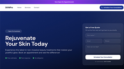 Glow Aesthetic Studio website